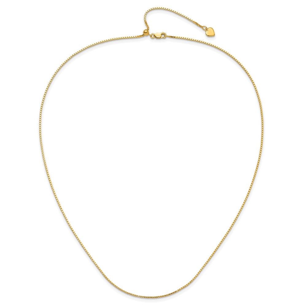 Sterlingsilber Vergoldet Verstellbar 1.1mm Venezianer Halskette