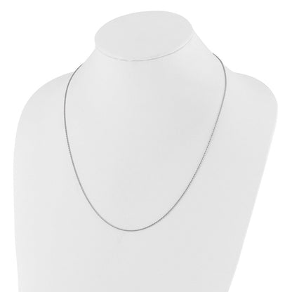 Sterlingsilber Verstellbar 1.1mm Diamantiert Ährenkette Halskette