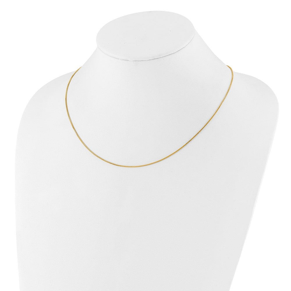 Sterlingsilber Vergoldet Verstellbar.95mm Venezianer Halskette