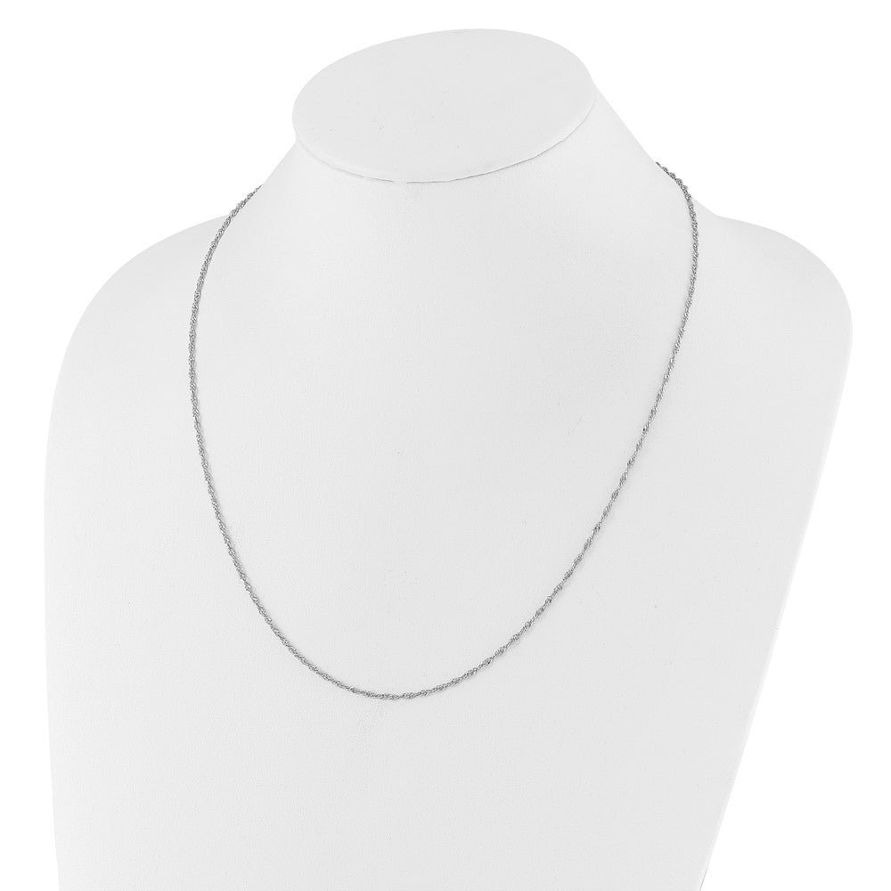 Sterlingsilber Verstellbar 1.6mm Singapurkette Halskette