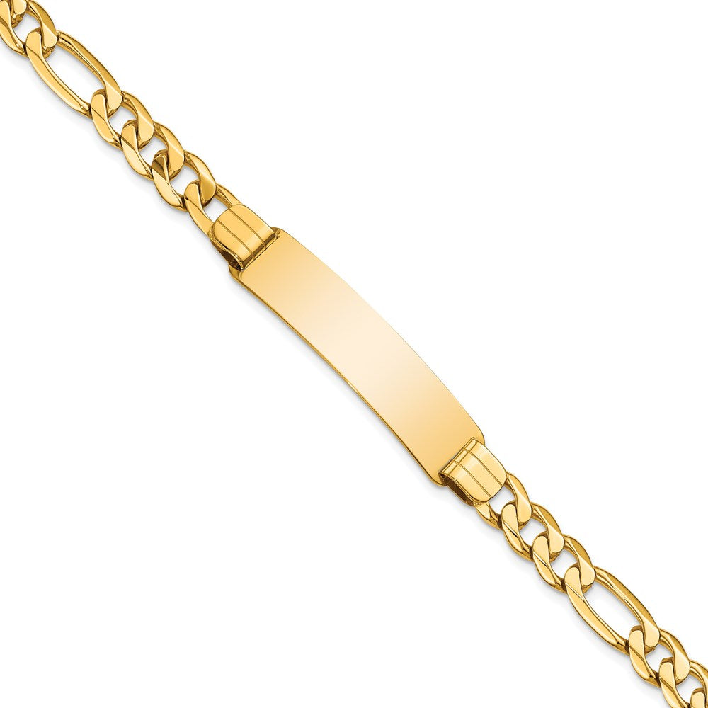 8 Zoll 14K Figaro Id Armband