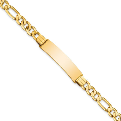 8 Zoll 14K Figaro Id Armband
