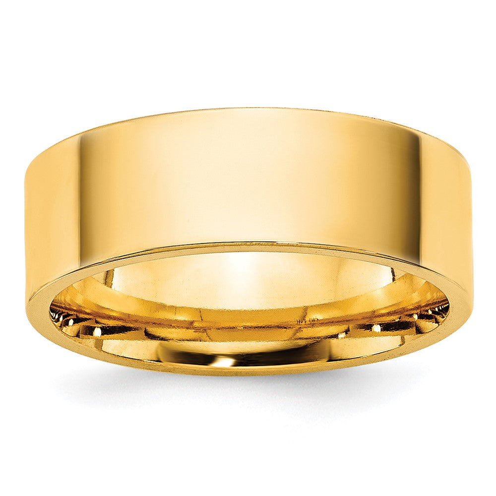 10K Gelbgold 10Ky 6,5 mm Standard Flacher Komfort-Fit Ehering Größe 10