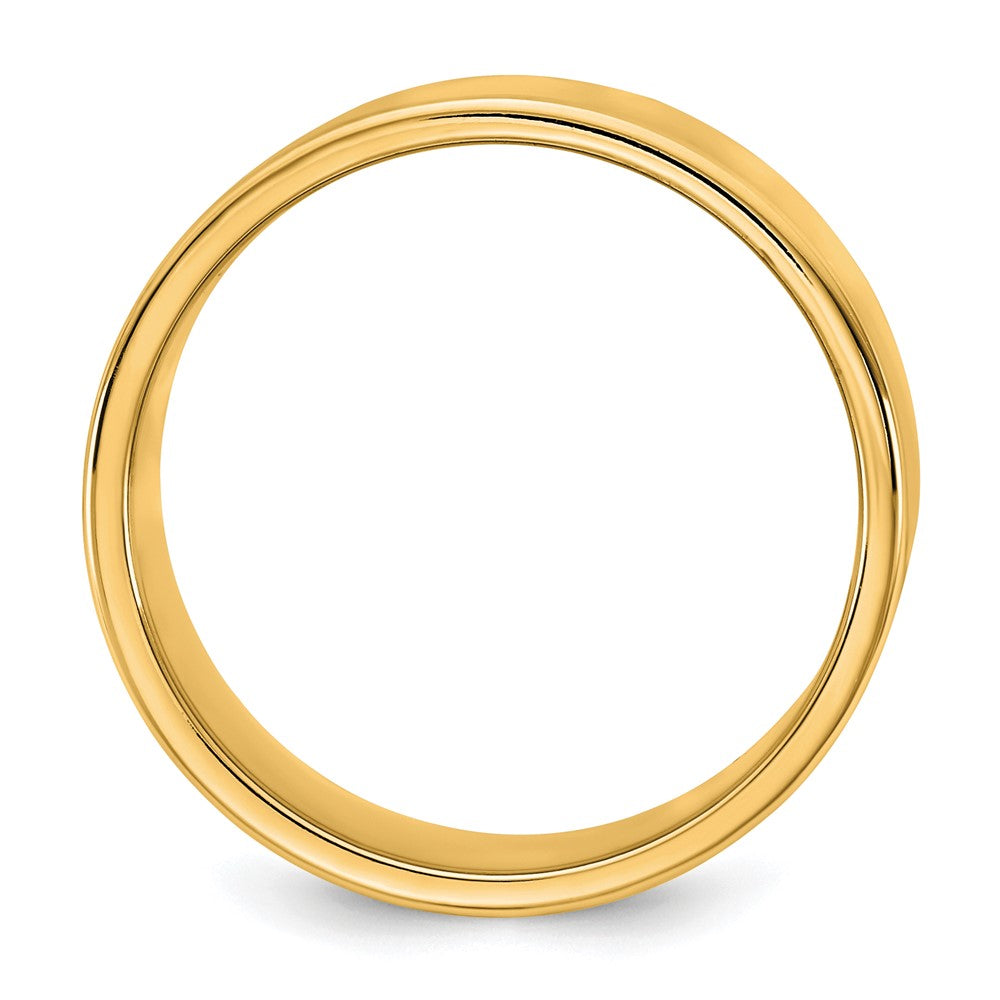 14K Gelbgold 9 mm LTW Flacher Ehering