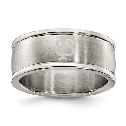 Edelstahl Florida State Universität Logo Ring
