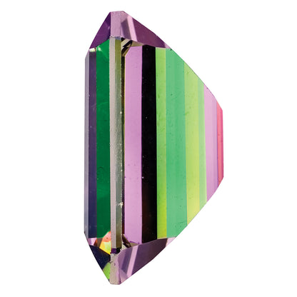 Edelstein Azotic Beschichtet Mystic Topas 12x10mm Smaragdschliff