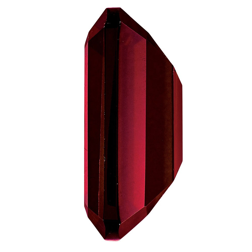 Edelstein Granat Aa Qualität 9x7mm Smaragdschliff