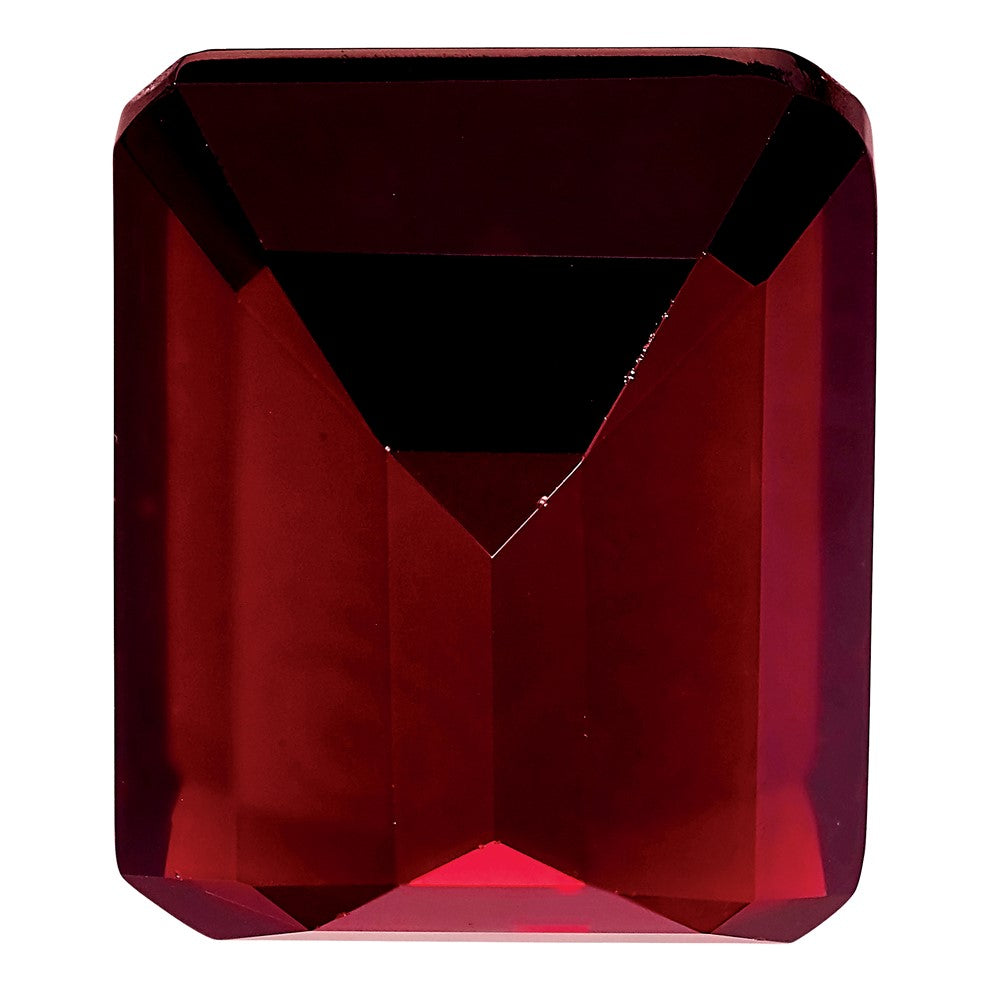 Edelstein Granat Aa Qualität 12x10mm Smaragdschliff