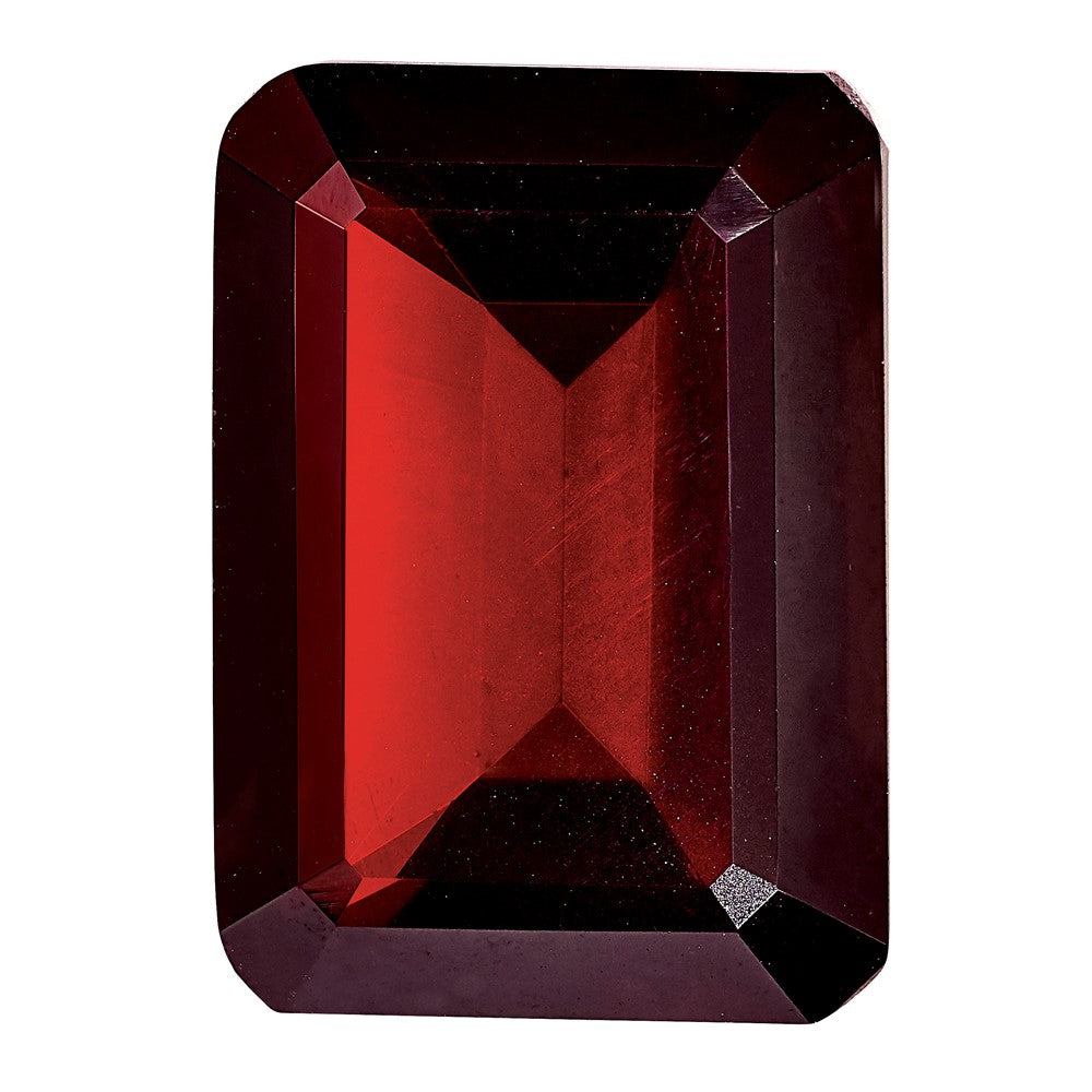 Edelstein Granat Aa Qualität 10x8mm Smaragdschliff