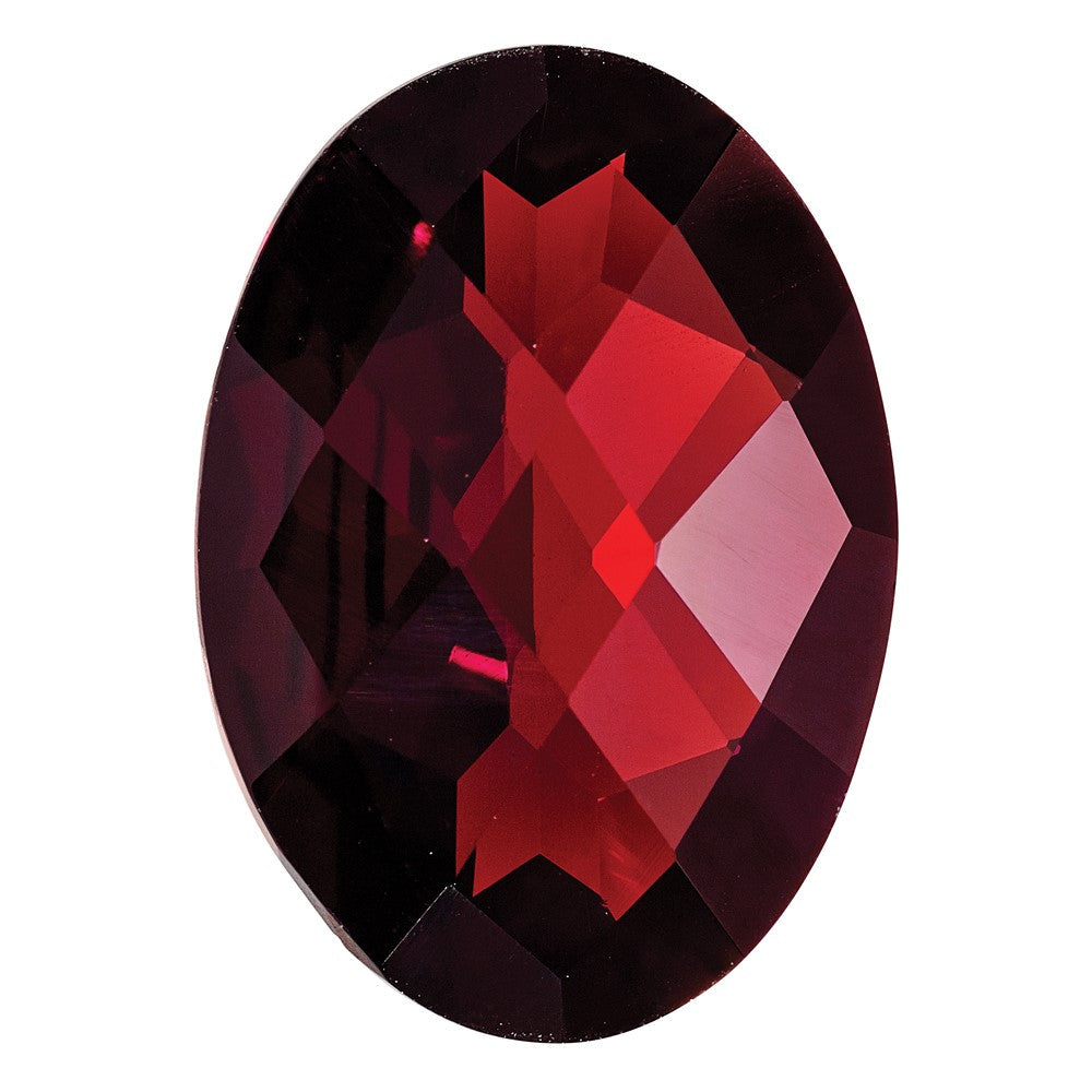 Edelstein Granat Aa Qualität 8x6mm Oval Schachbrett