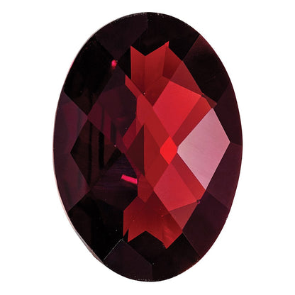 Edelstein Granat Aa Qualität 6x4mm Oval Schachbrett