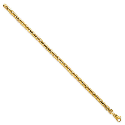 14K Gelbgold Poliert Gliederarmband