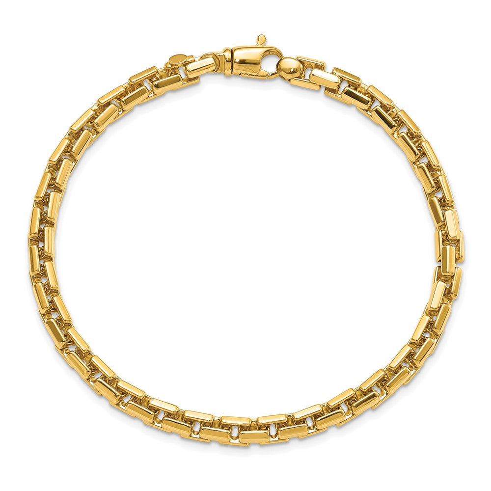 14K Gelbgold Poliert Gliederarmband