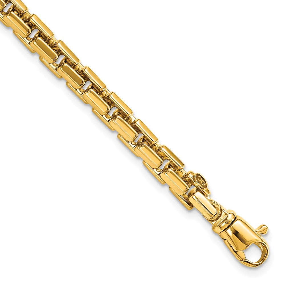 14K Gelbgold Poliert Gliederarmband