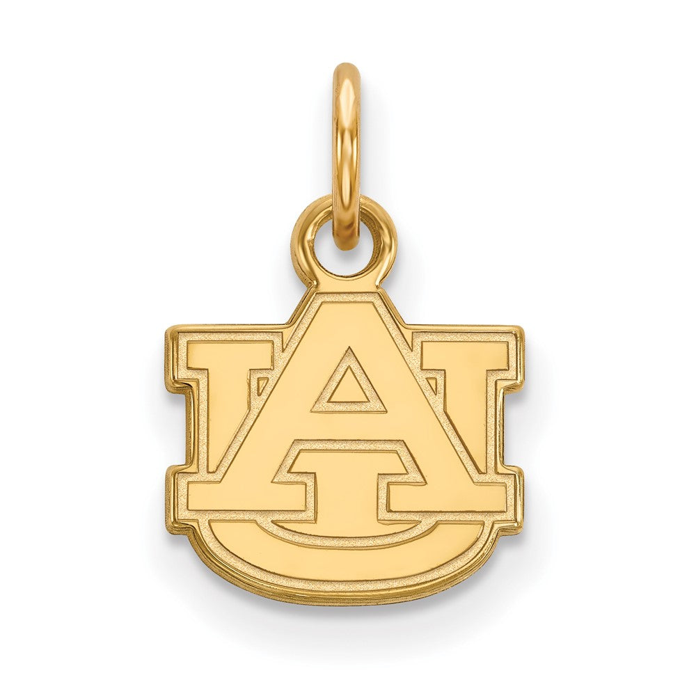10K Gelbgold Logoart Auburn University A U Extra Klein Anhänger