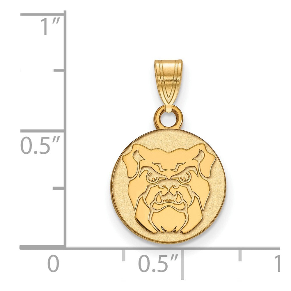 10K Gelbgold Logoart Butler University Bulldog Klein Anhänger