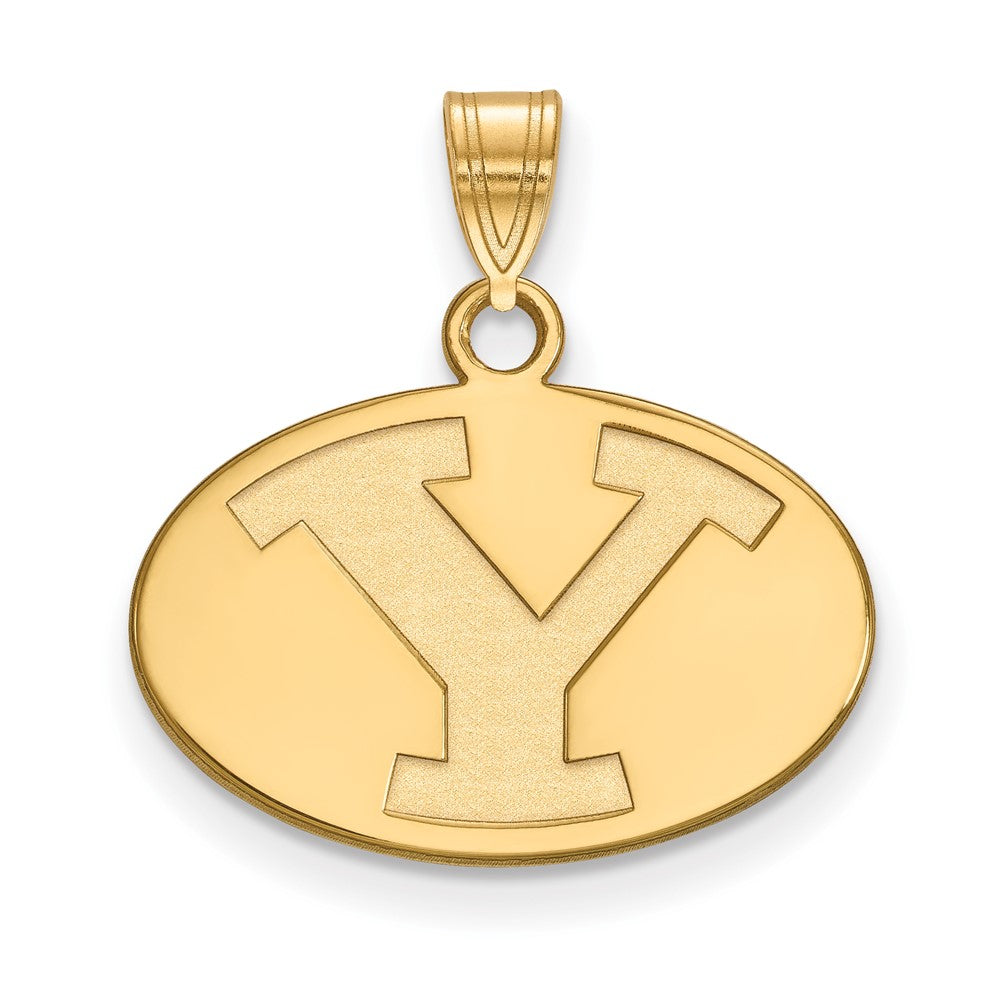 14K Gelbgold Logoart Brigham Young University Buchstabe Y Klein Anhänger