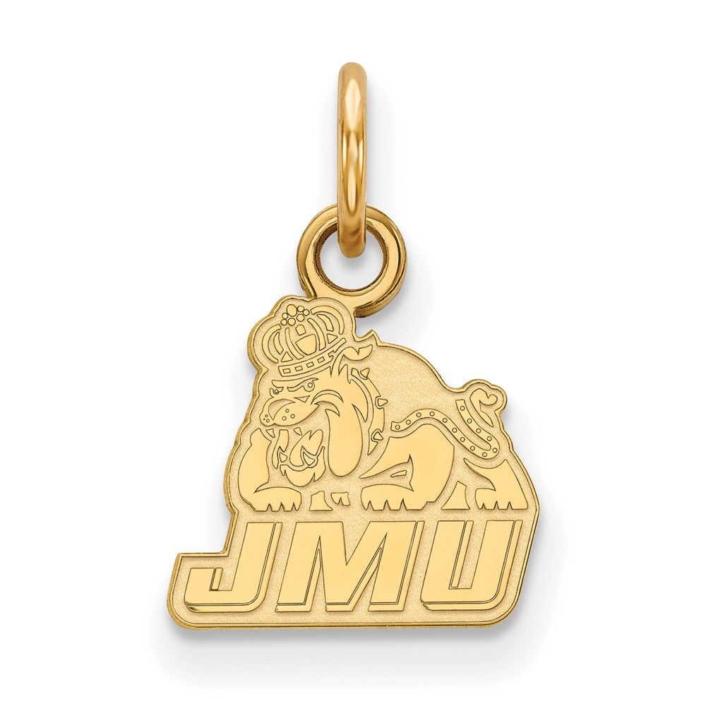 14K Gelbgold Logoart James Madison University Extra Klein Anhänger