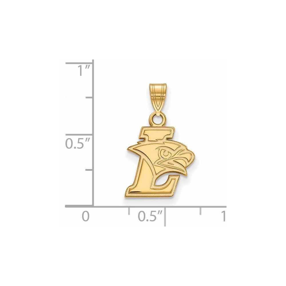 10K Gelbgold Logoart Lehigh University Klein Anhänger