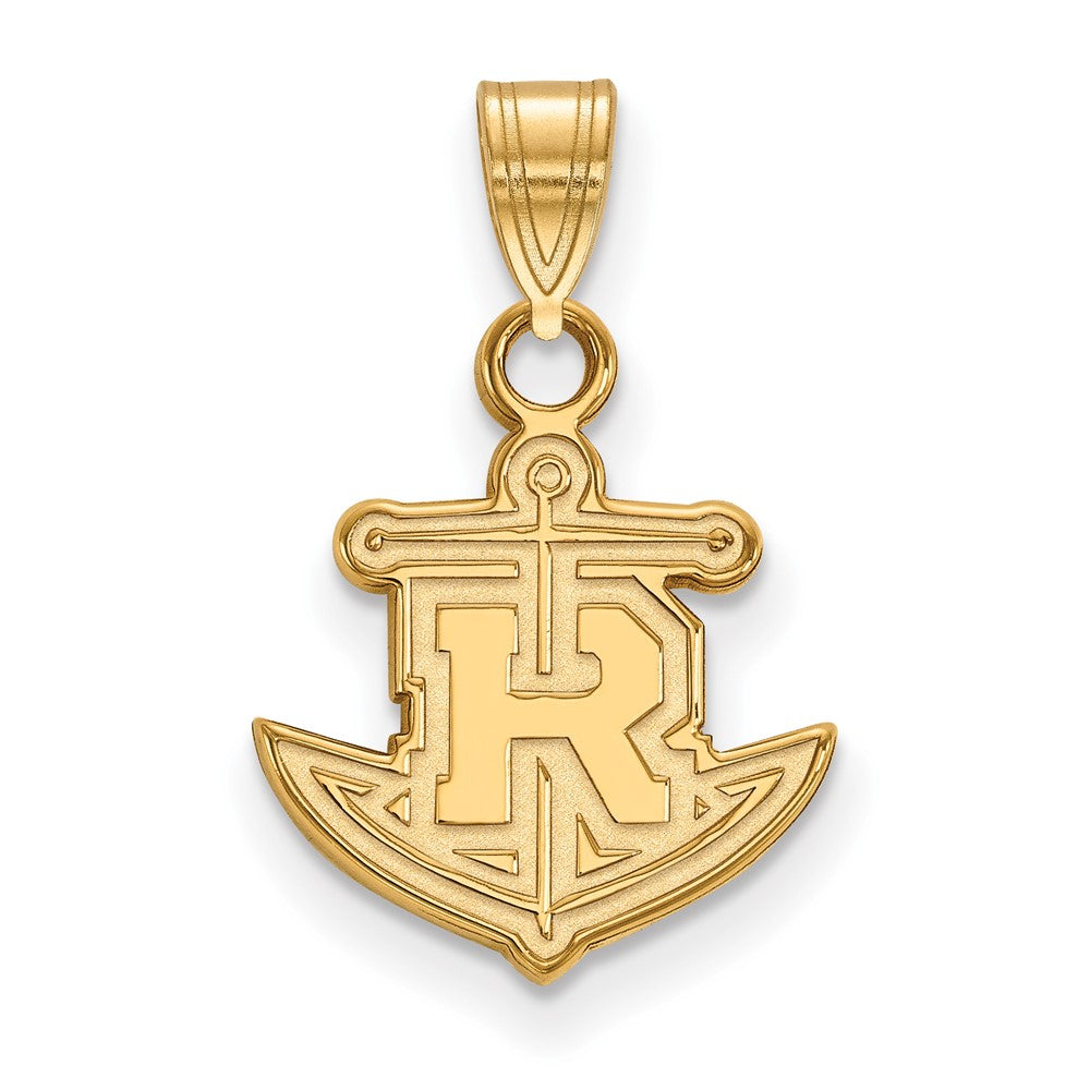 14K Gelbgold Logoart Rollins College Anker Klein Anhänger