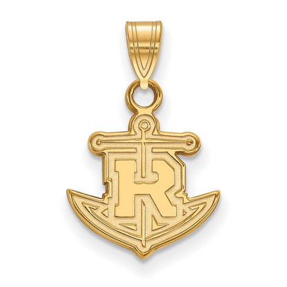 14K Gelbgold Logoart Rollins College Anker Klein Anhänger