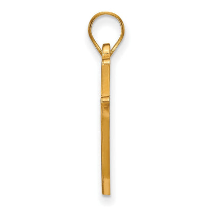 14K Gelbgold Logoart Southern University Jaguars Groß Anhänger