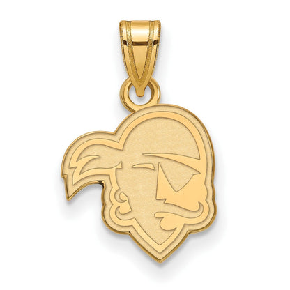 10K Gelbgold Logoart Seton Hall University Pirat Klein Anhänger