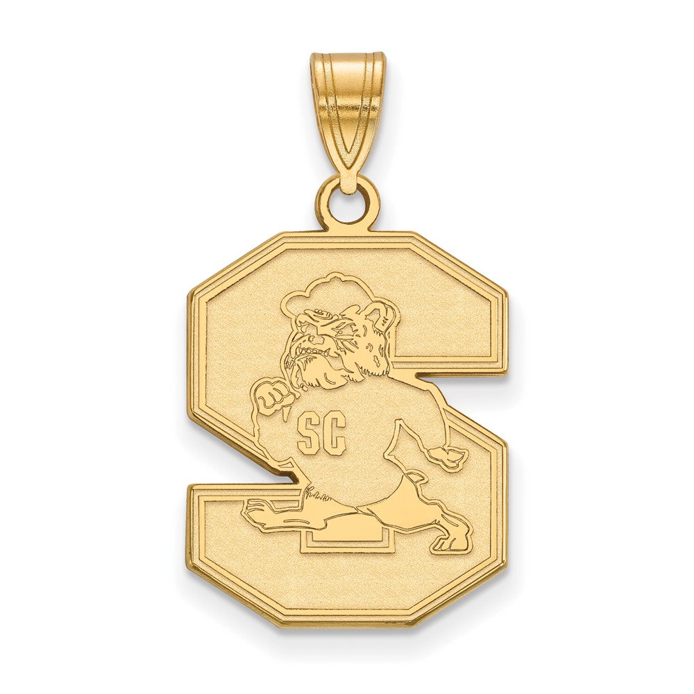 10K Gelbgold Logoart South Carolina State University Groß Anhänger