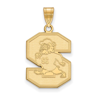 10K Gelbgold Logoart South Carolina State University Groß Anhänger