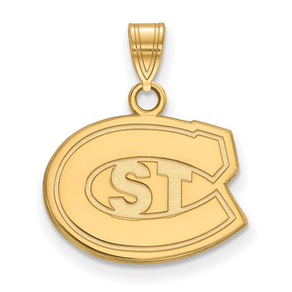 10K Gelbgold Logoart St. Cloud State University Klein Anhänger