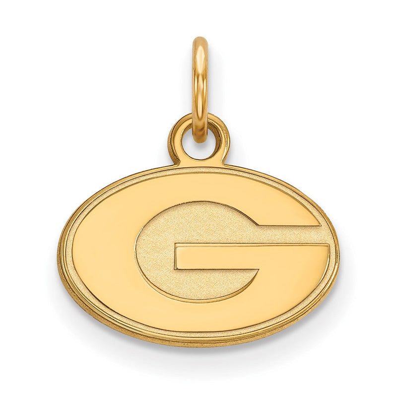 10K Gelbgold Logoart University Of Georgia Buchstabe G Extra Klein Anhänger