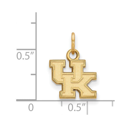 10K Gelbgold Logoart University Of Kentucky U K Extra Klein Anhänger