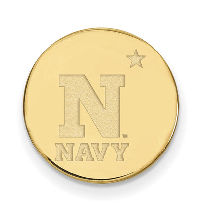 14K Gelbgold Gold Logoart Us Naval Akademie Anstecknadel