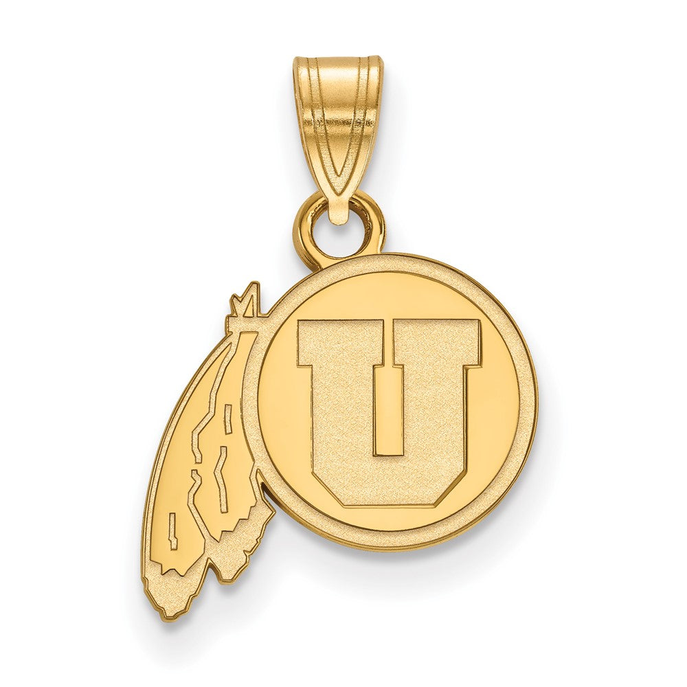 14K Gelbgold Logoart University Of Utah Klein Anhänger