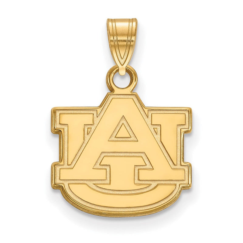 10K Gelbgold Logoart Auburn University A U Klein Anhänger