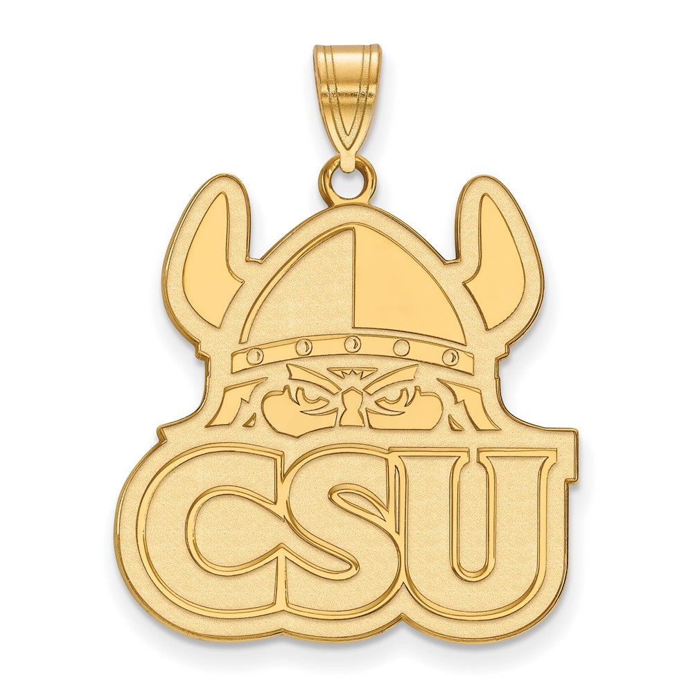 14K Gelbgold Logoart Cleveland State University Extra Groß Anhänger