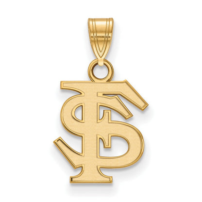 14K Gelbgold Logoart Florida State University F S Klein Anhänger