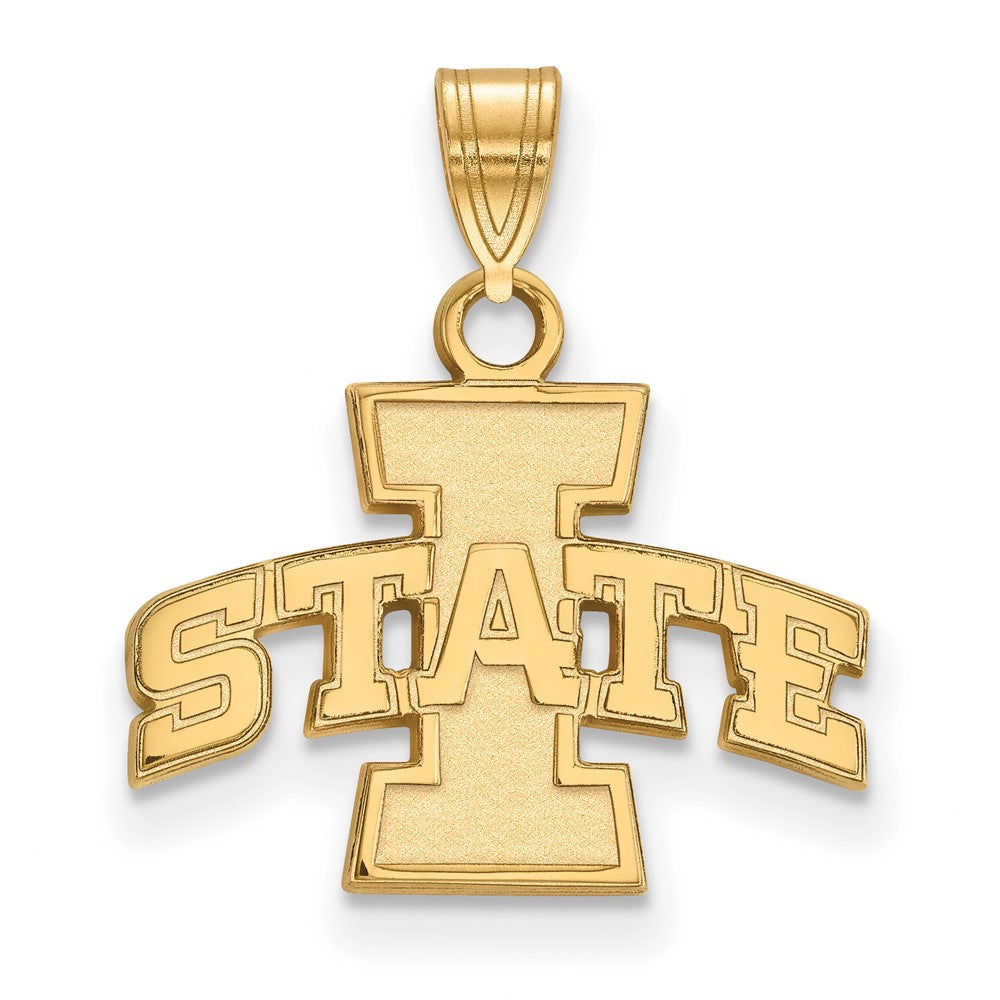 14K Gelbgold Logoart Iowa State University Klein Anhänger