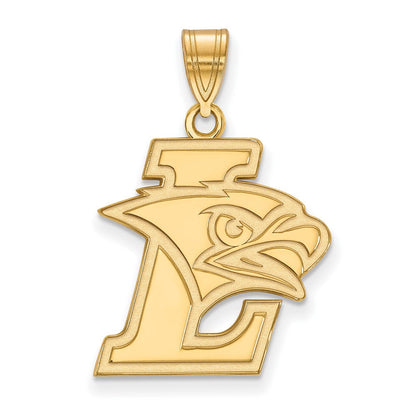 10K Gelbgold Logoart Lehigh University Groß Anhänger