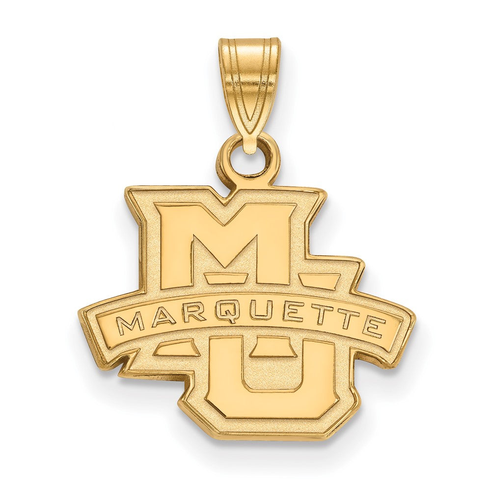 10K Gelbgold Logoart Marquette University Klein Anhänger