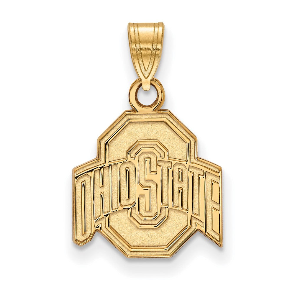 10K Gelbgold Logoart The Ohio State University Klein Anhänger