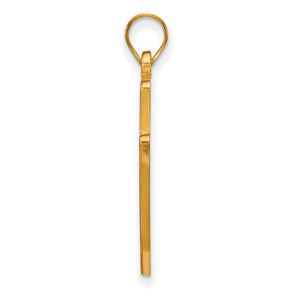 14K Gelbgold Logoart Southern University Jaguars Extra Groß Anhänger