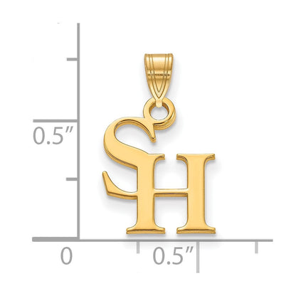10K Gelbgold Logoart Sam Houston State University Klein Anhänger
