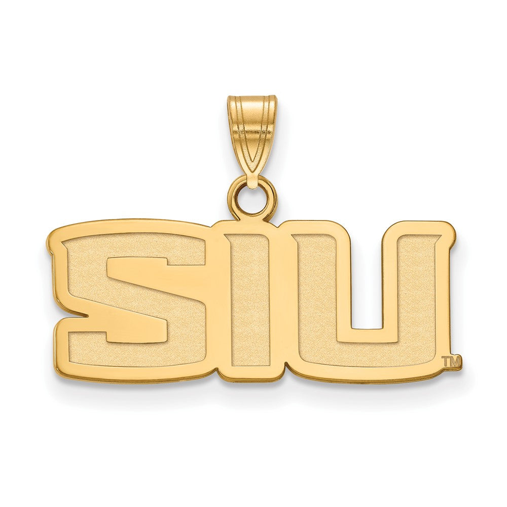 14K Gelbgold Logoart Southern Illinois University S I U Klein Anhänger