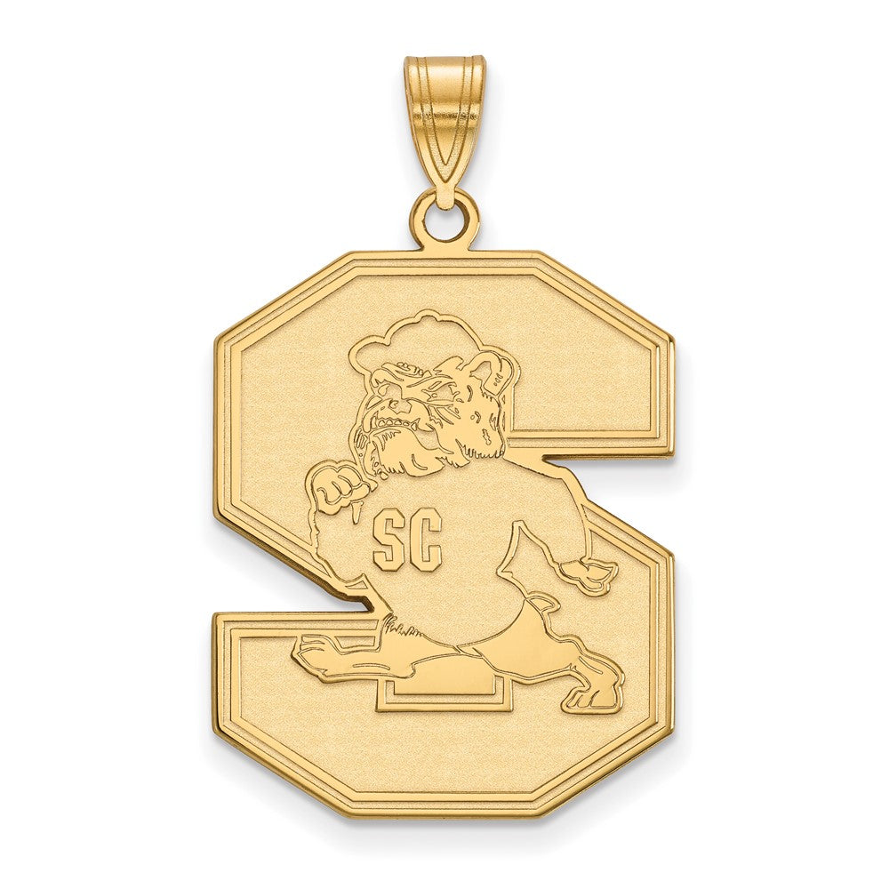 14K Gelbgold Logoart South Carolina State University Extra Groß Anhänger