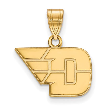 14K Gelbgold Logoart University Of Dayton Klein Anhänger