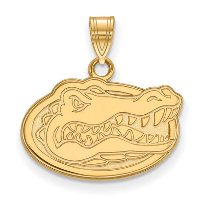 14K Gelbgold Logoart University Of Florida Gator Klein Anhänger