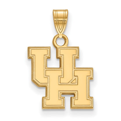 14K Gelbgold Logoart University Of Houston U H Klein Anhänger