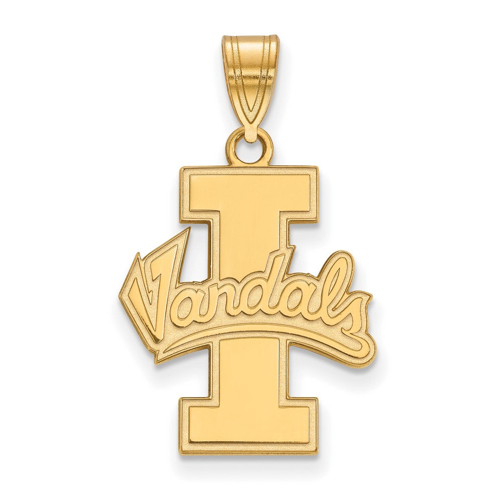 10K Gelbgold Logoart University Of Idaho Vandals Groß Anhänger
