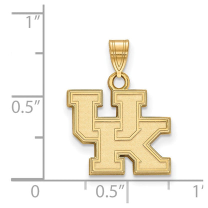 10K Gelbgold Logoart University Of Kentucky U K Klein Anhänger